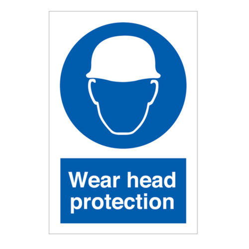 Wear Head Protection Sign (30049V)